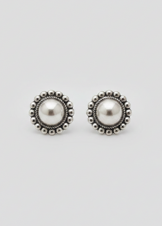 Small Dover Silver Earrings