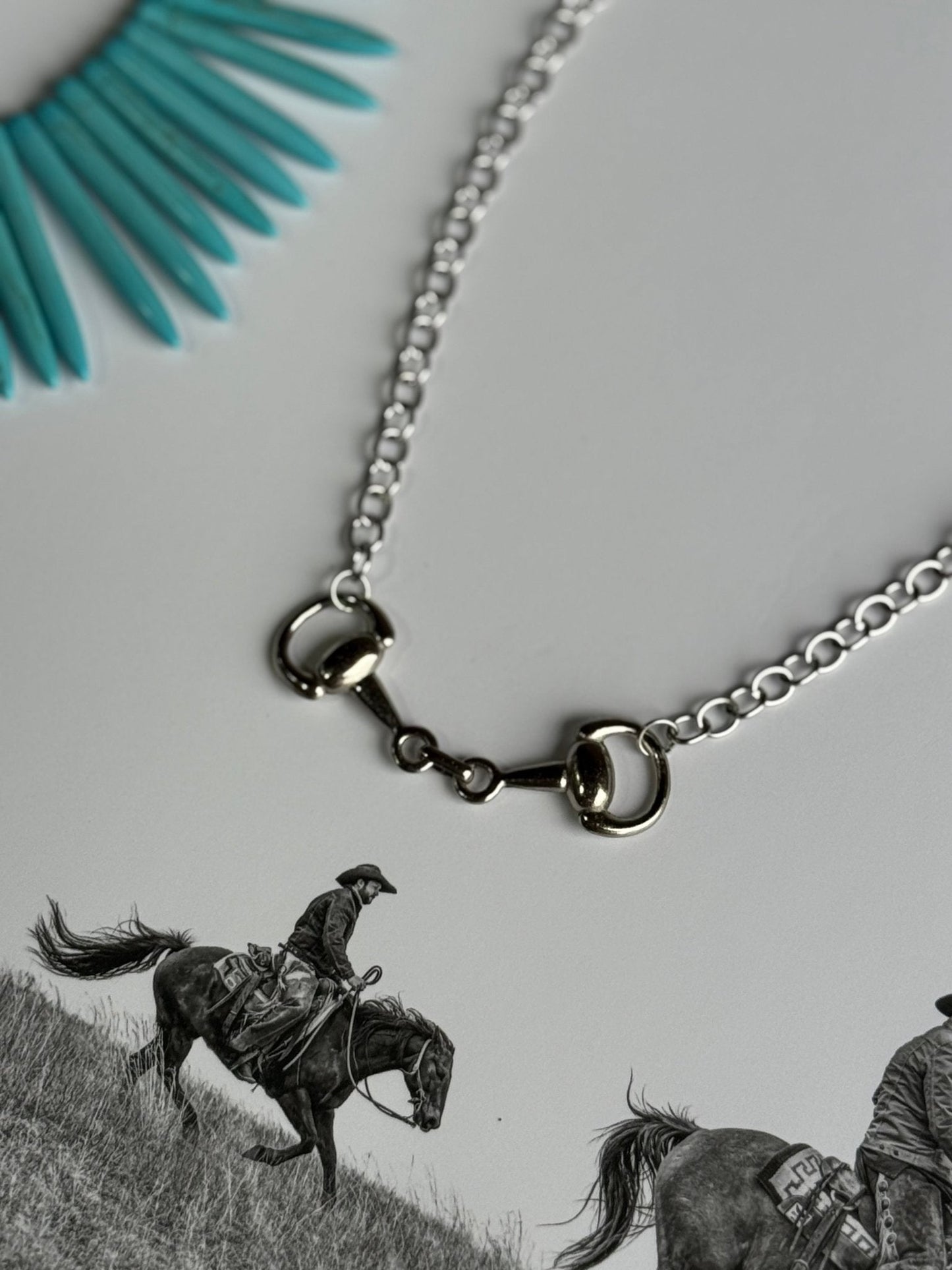 Snaffle Bit Chain Necklace