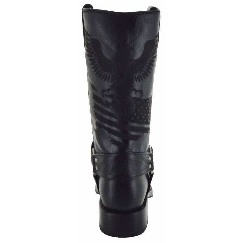 Eagle Rider Men's Leather Biker Boots (H50021)