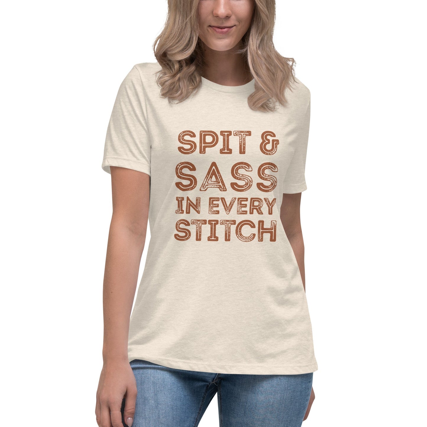 Spit and Sass Rustic Design Tee