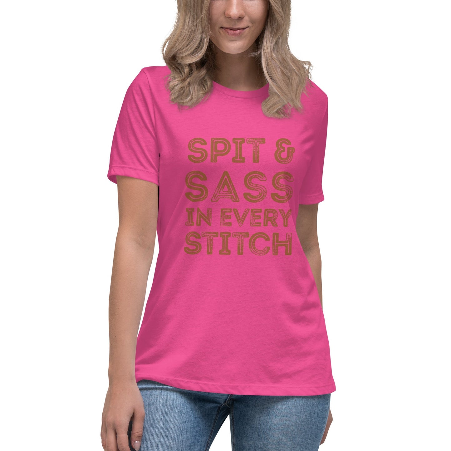 Spit and Sass Rustic Design Tee