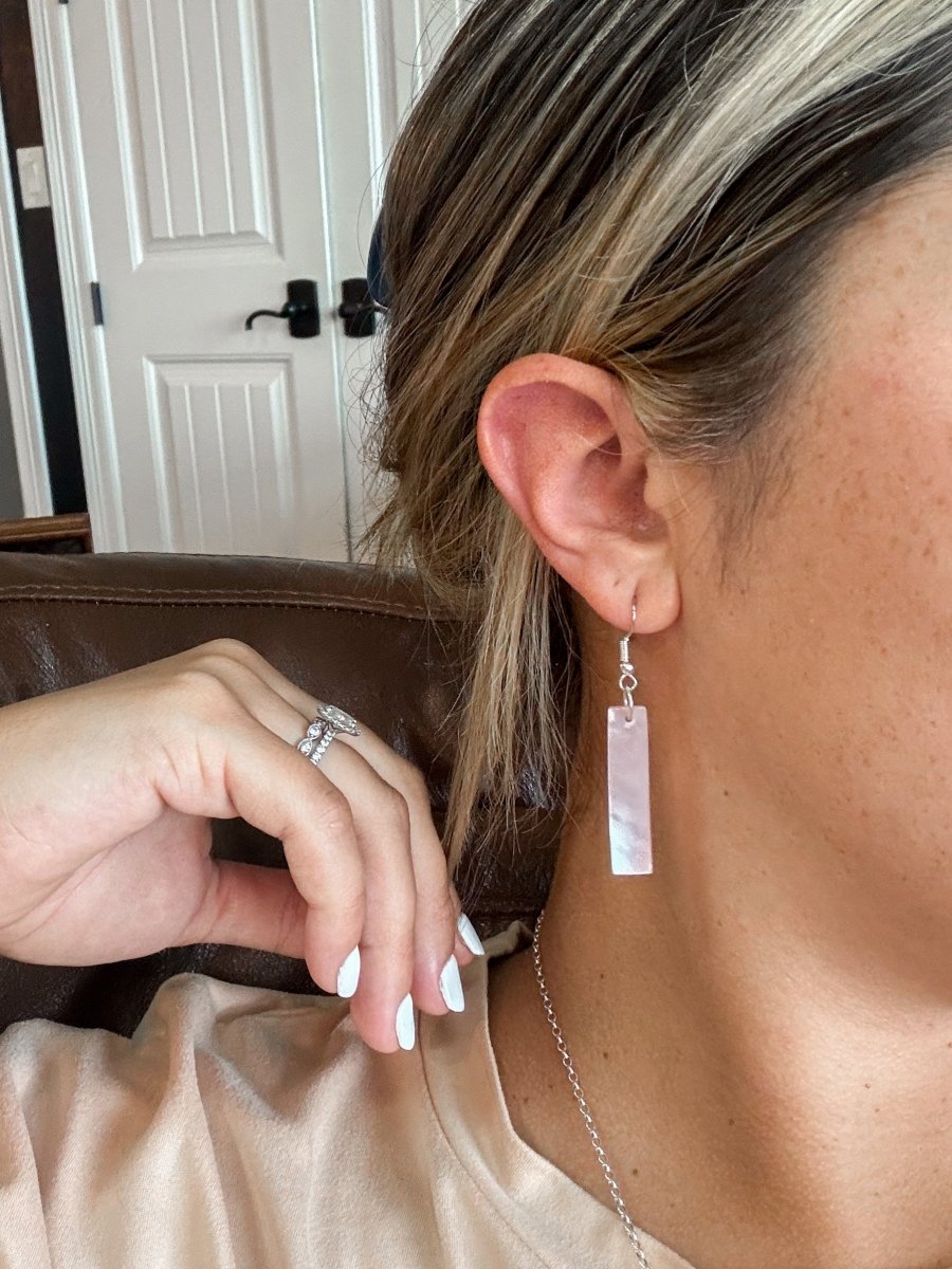 Splendora Pink Shell Earrings