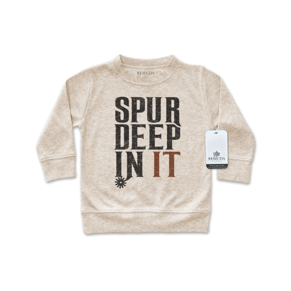 Spur Deep In It - Western Infant Long Sleeve Pullover Shirt