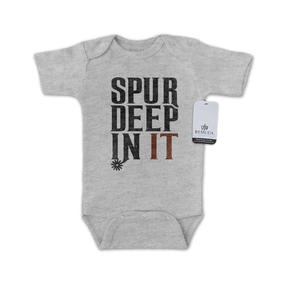 Spur Deep In It - Infant One Piece Western Romper