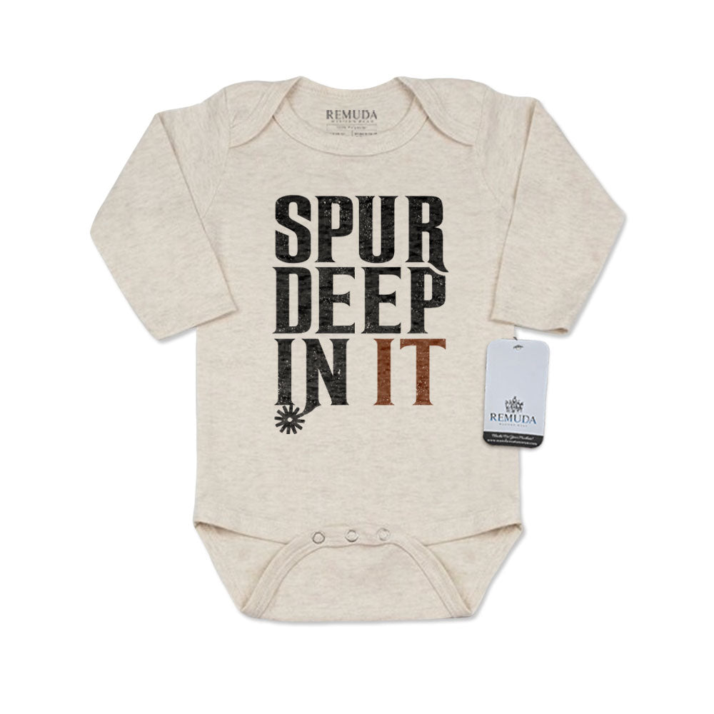 Spur Deep In It - Infant One Piece Western Romper