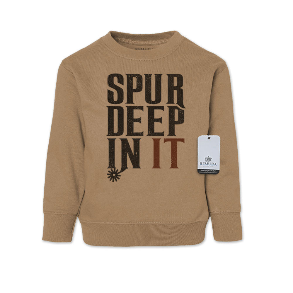 Spur Deep In It - Western Toddler Sweatshirt
