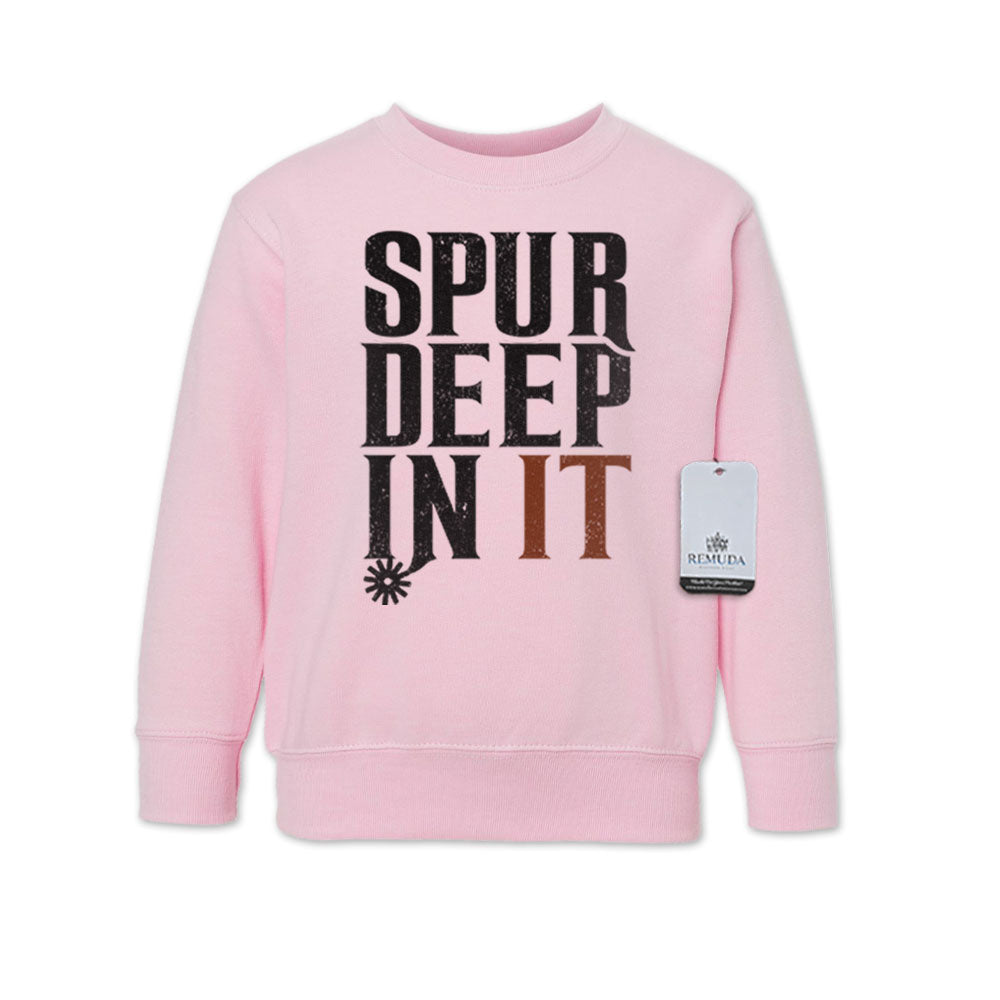 Spur Deep In It - Western Toddler Sweatshirt