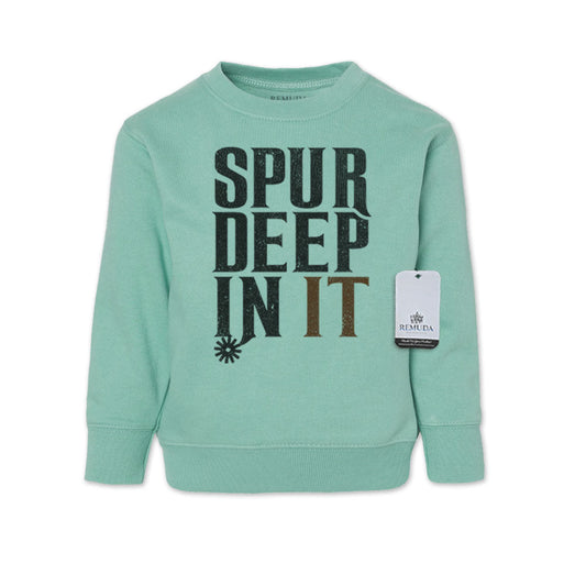 Spur Deep In It - Western Toddler Sweatshirt