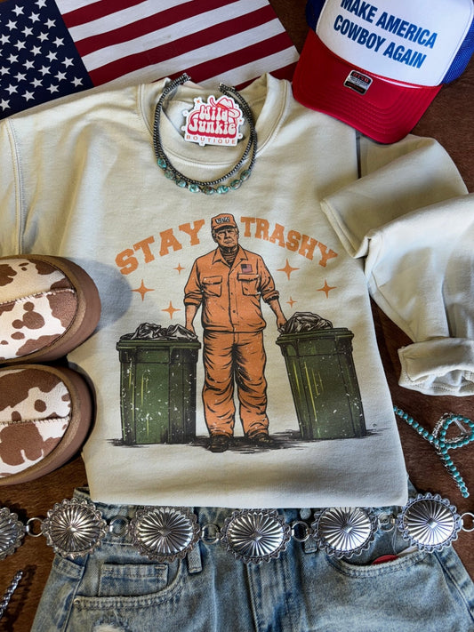 Stay Trashy Trump Graphic