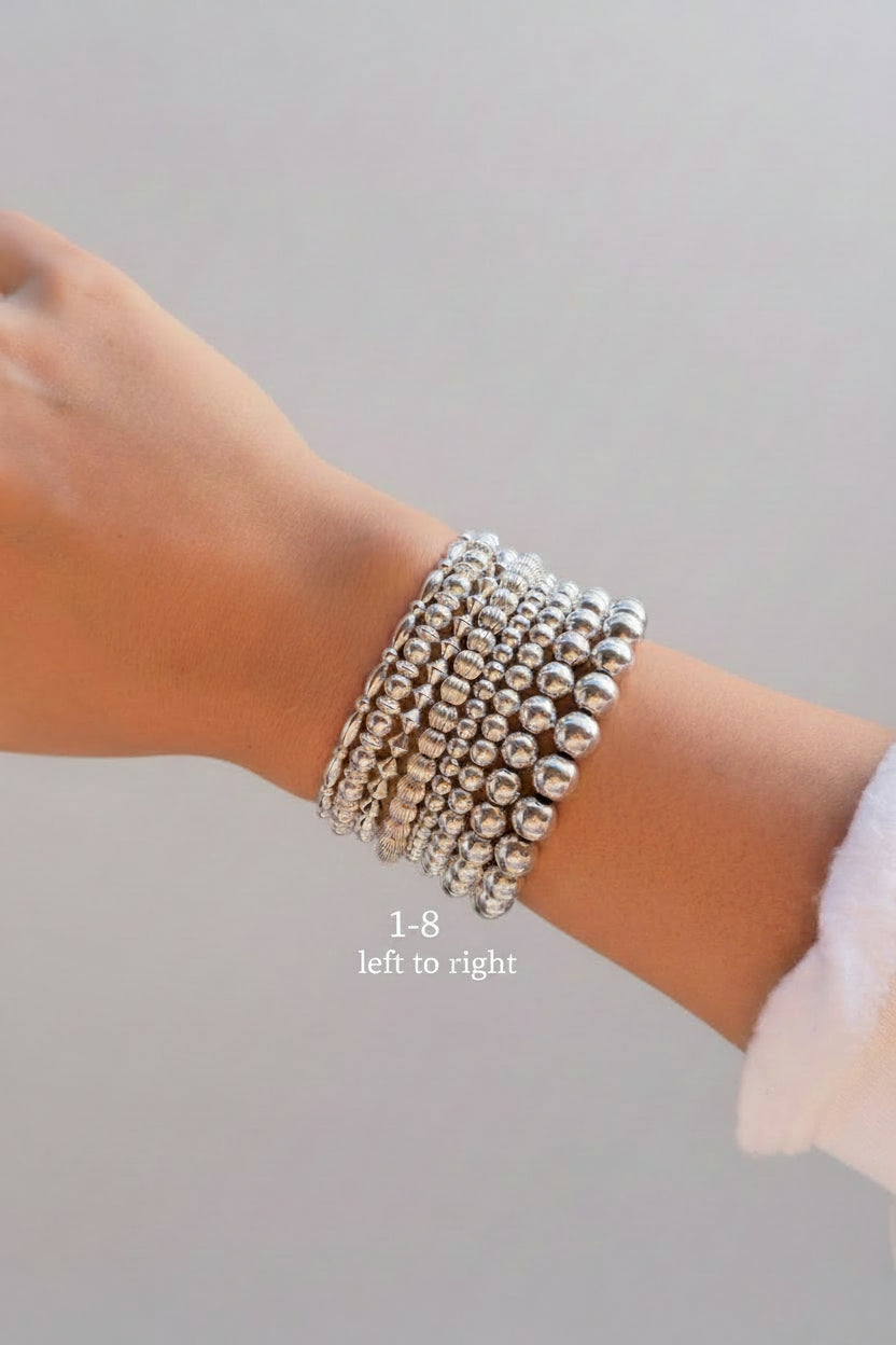 Sterling Silver Stretch Bracelets