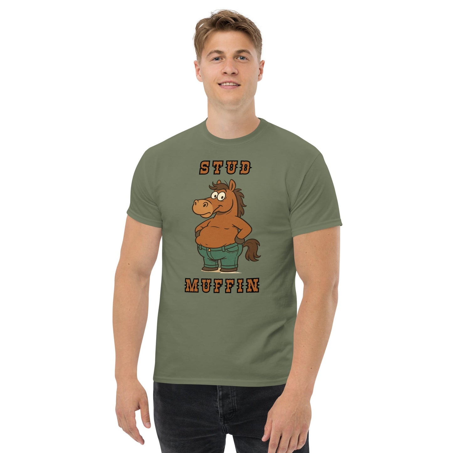 Stud Muffin Graphic T-Shirt