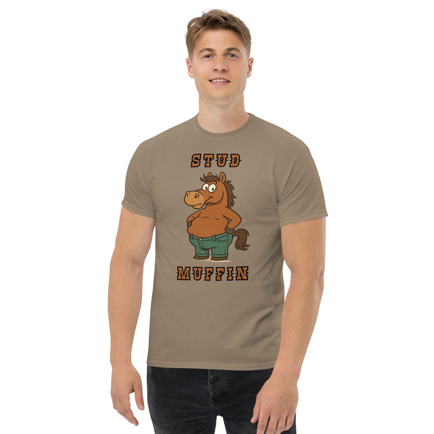 Stud Muffin Graphic T-Shirt