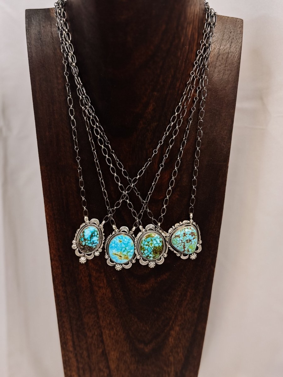 Sundown Sonoran Gold Turquoise Necklace