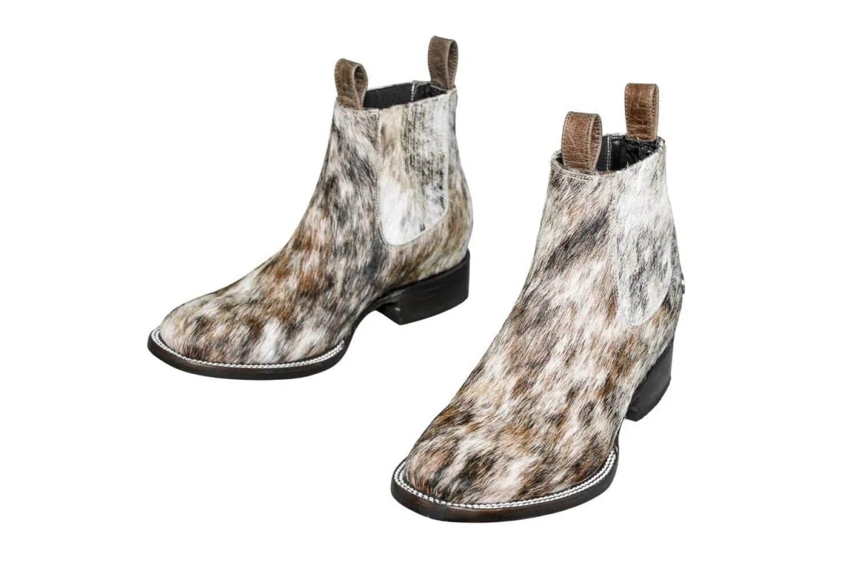 Aurora Cowhide Ankle Boots | Size 7.5 US
