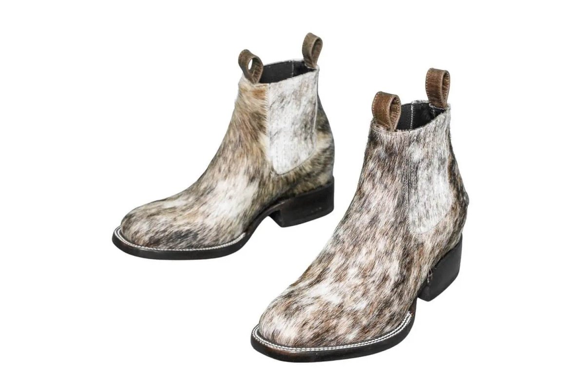 Aurora Cowhide Ankle Boots | Size 7.5 US