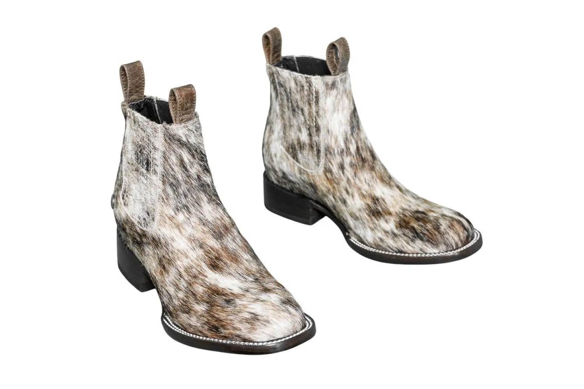 Aurora Cowhide Ankle Boots | Size 7.5 US