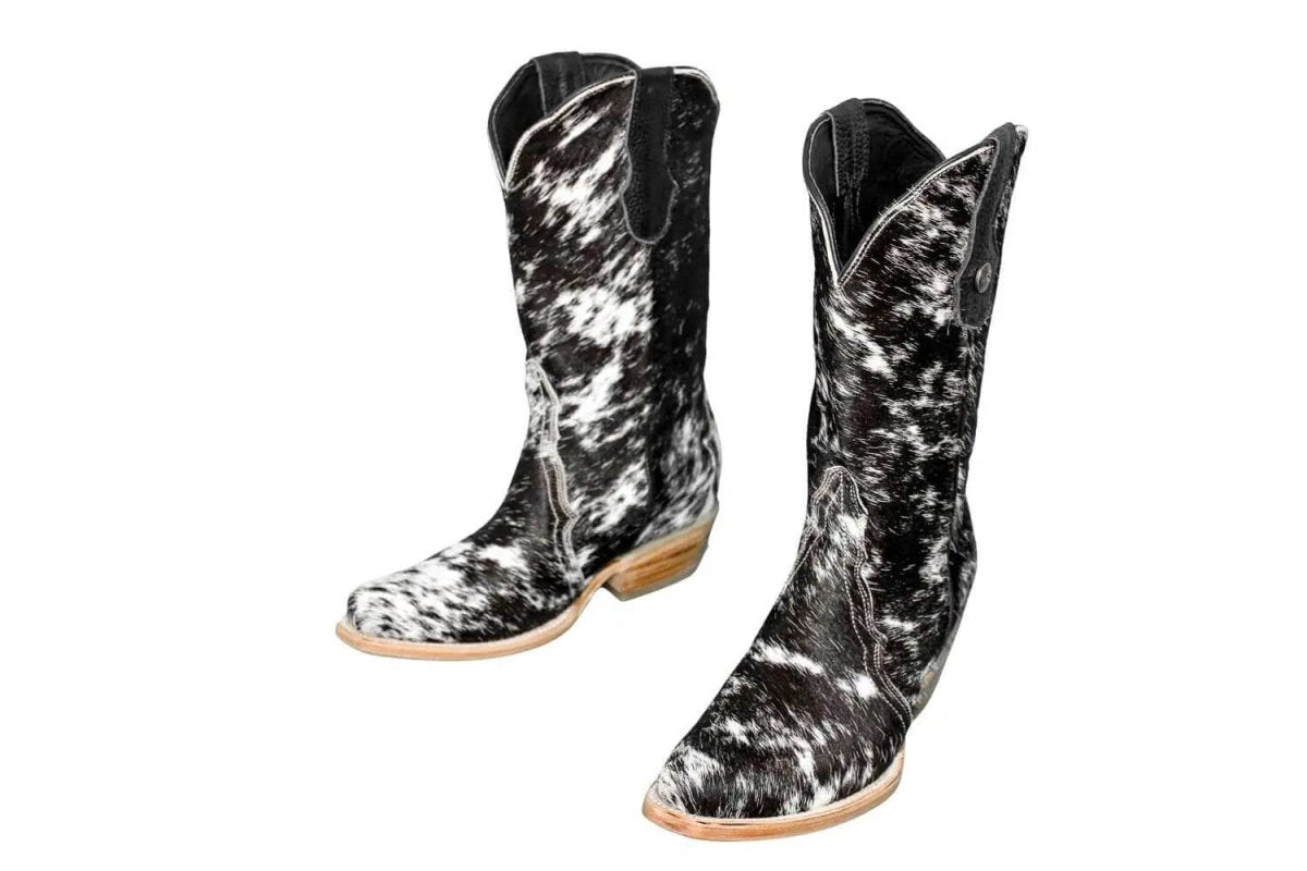 The Carmen Cowhide Boots – Size 6