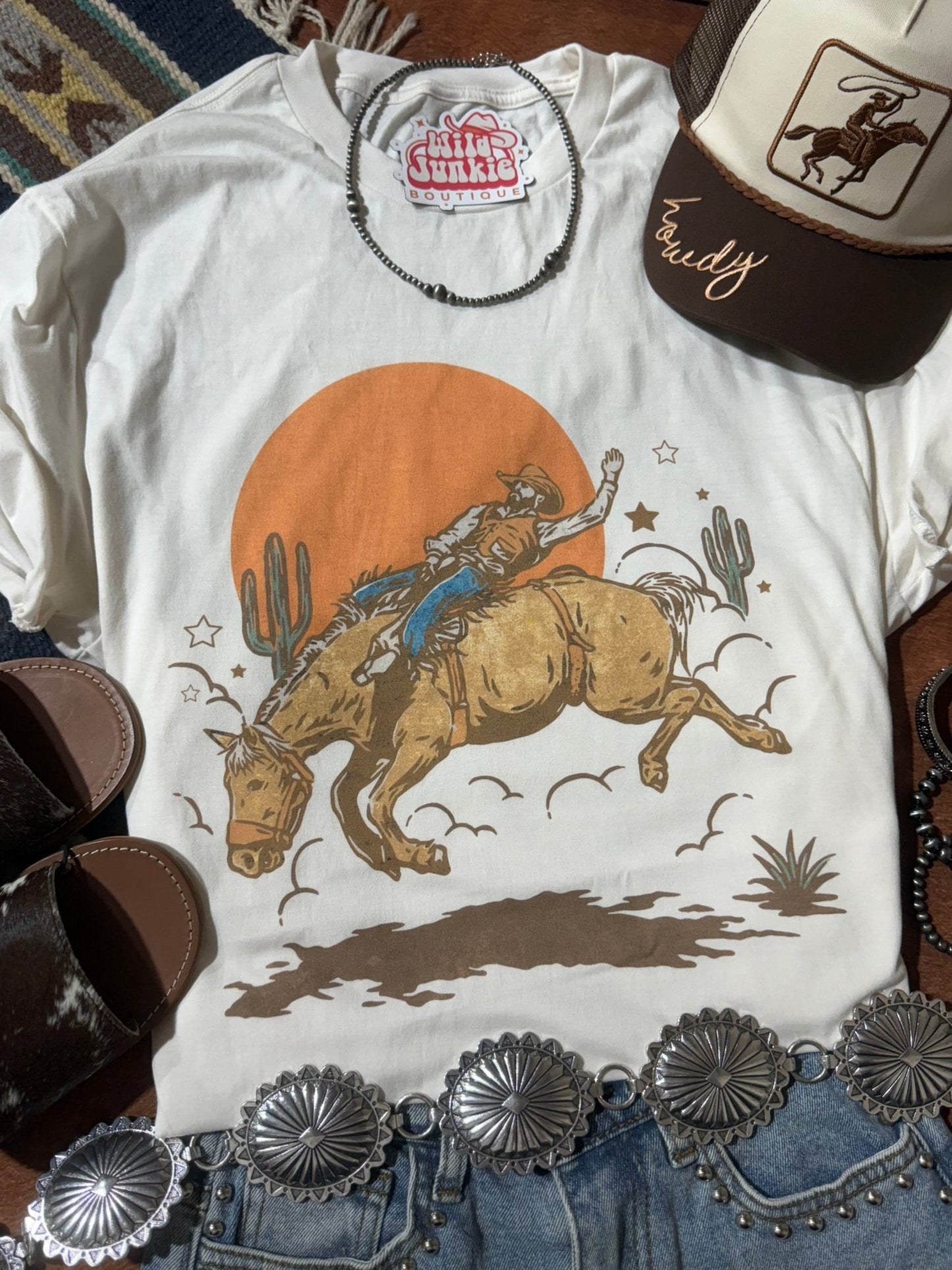 The Sunset Cowboy Rider Graphic Tee