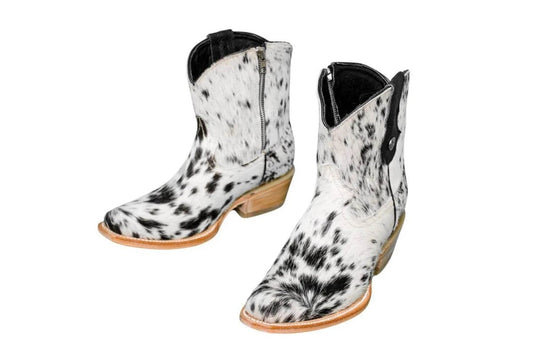 The Loretta Cowhide Boots - Size 6 US