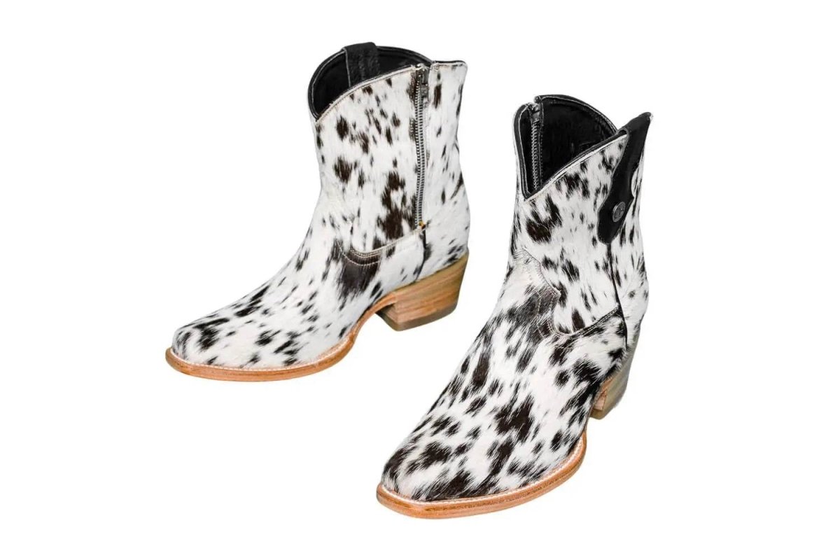 The Loretta Cowhide Boots - Size 7.5 US
