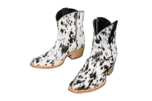 The Loretta Cowhide Boots - Size 7.5 US