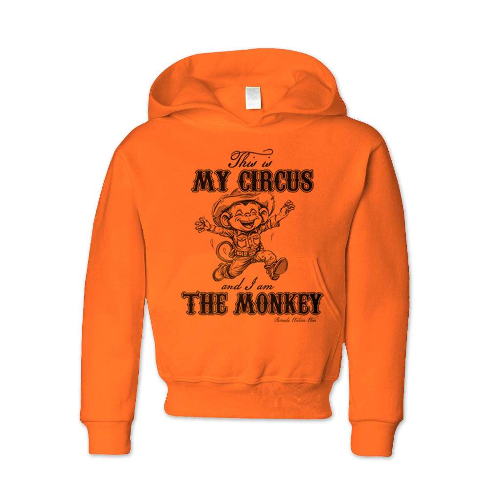 THIS IS MY CIRCUS AND I AM THE MONKEY Youth Western Pullover Hoodie