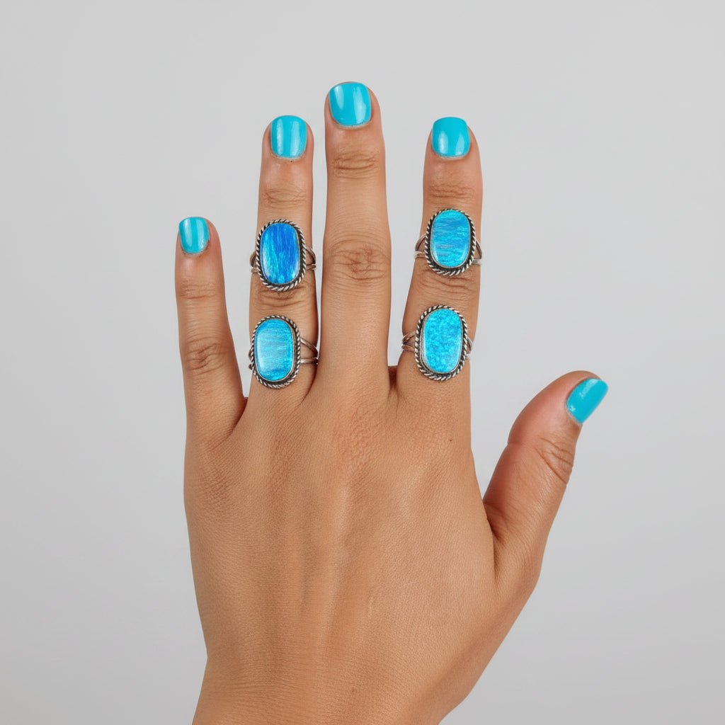 Thompson Blue Opal Ring