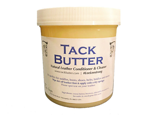 Tack Butter Natural Leather Conditioner & Cleaner Lavender Eucalyptus 15 oz