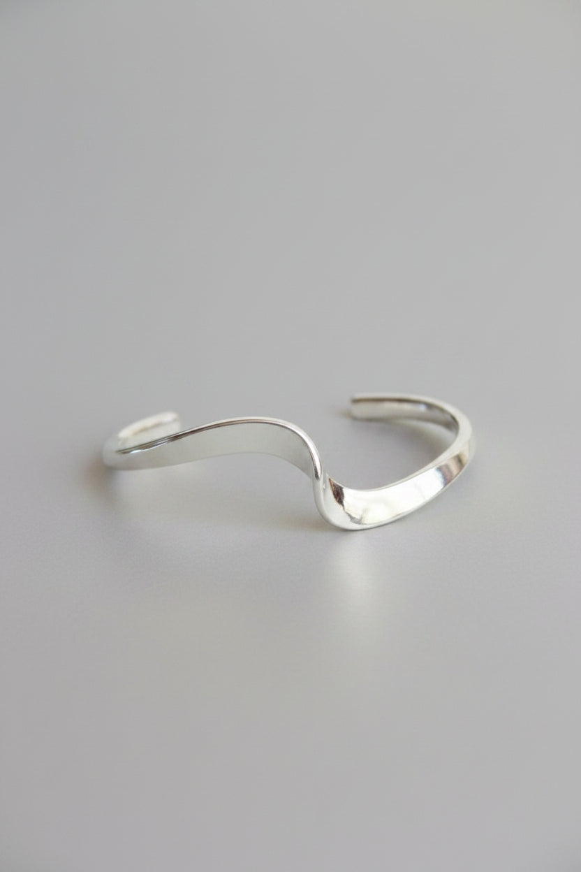 Tiptonville Silver Wave Cuff