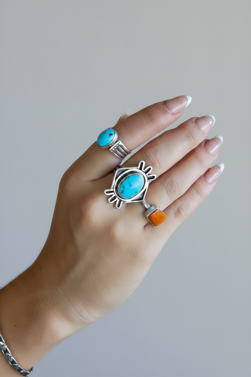 Town of Cana Turquoise Ring