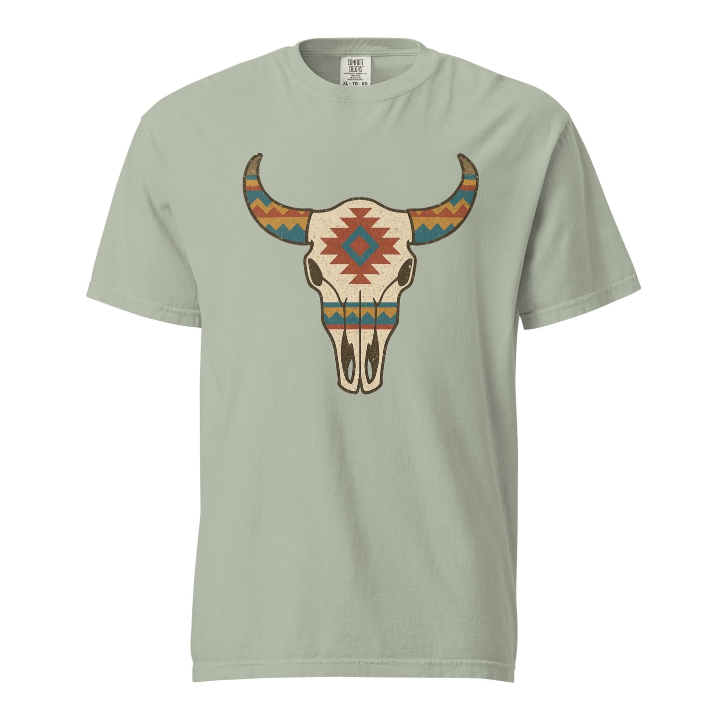 Tribal Cow Skull Tee