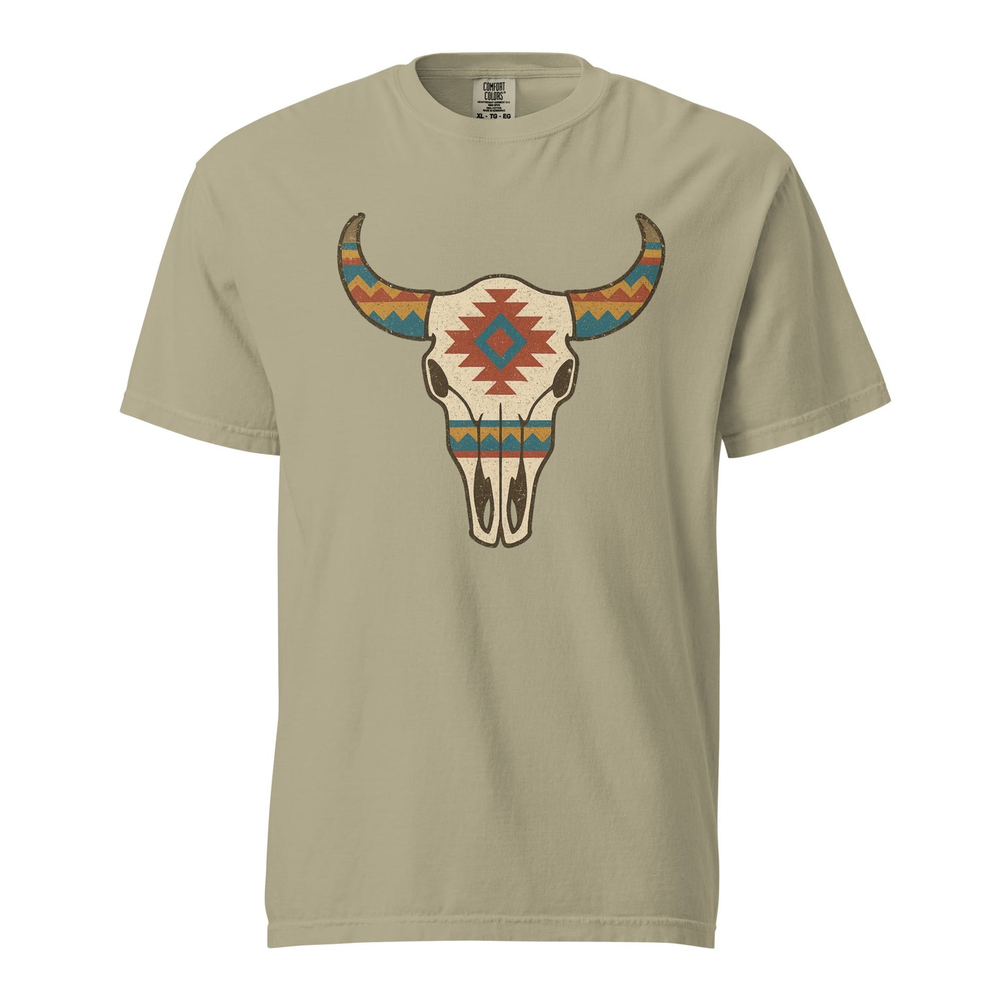 Tribal Cow Skull Tee