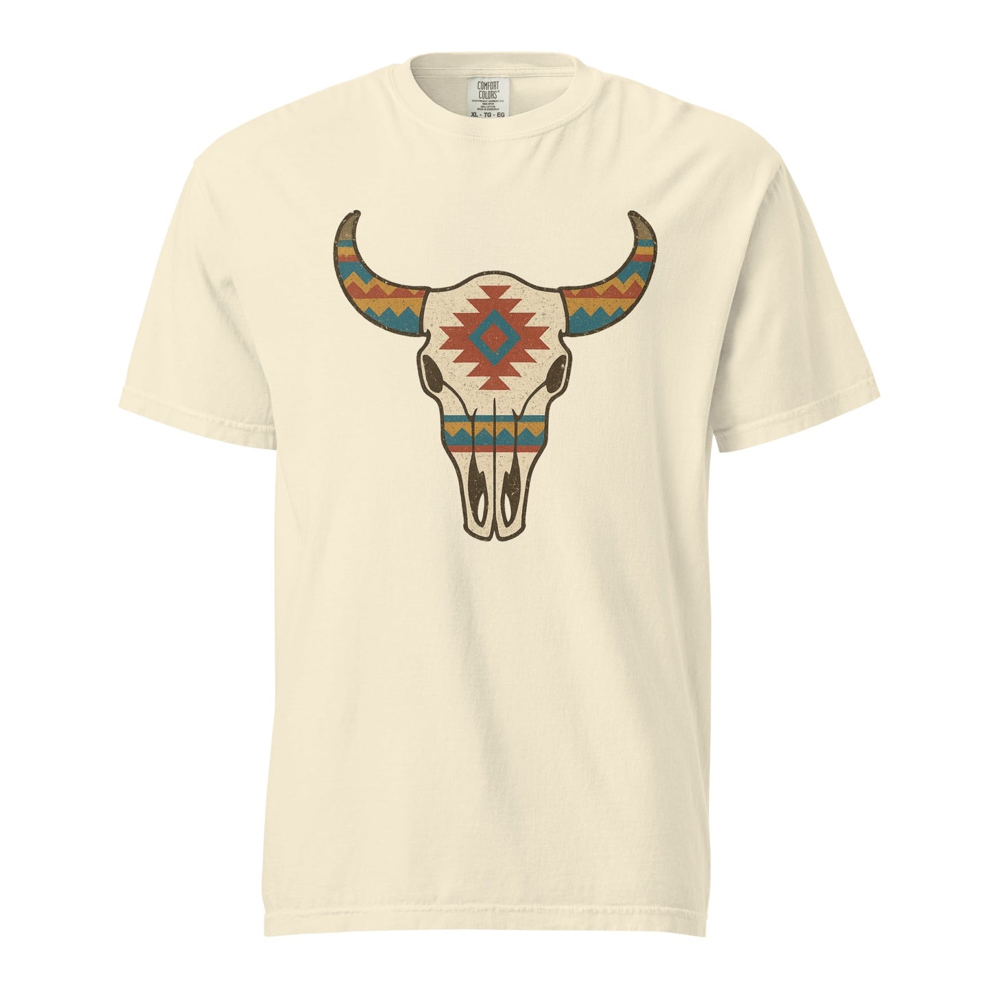 Tribal Cow Skull Tee