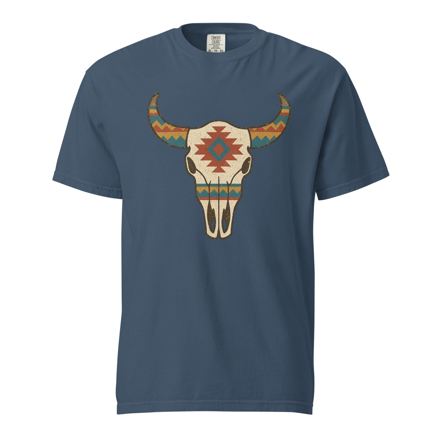 Tribal Cow Skull Tee