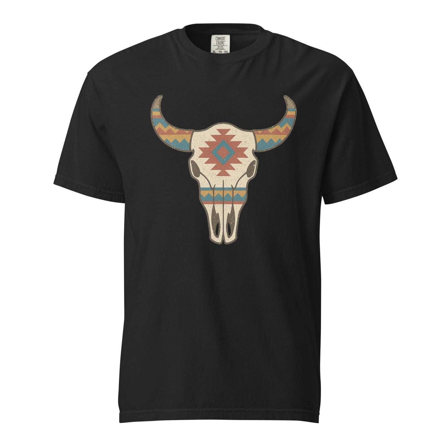 Tribal Cow Skull Tee