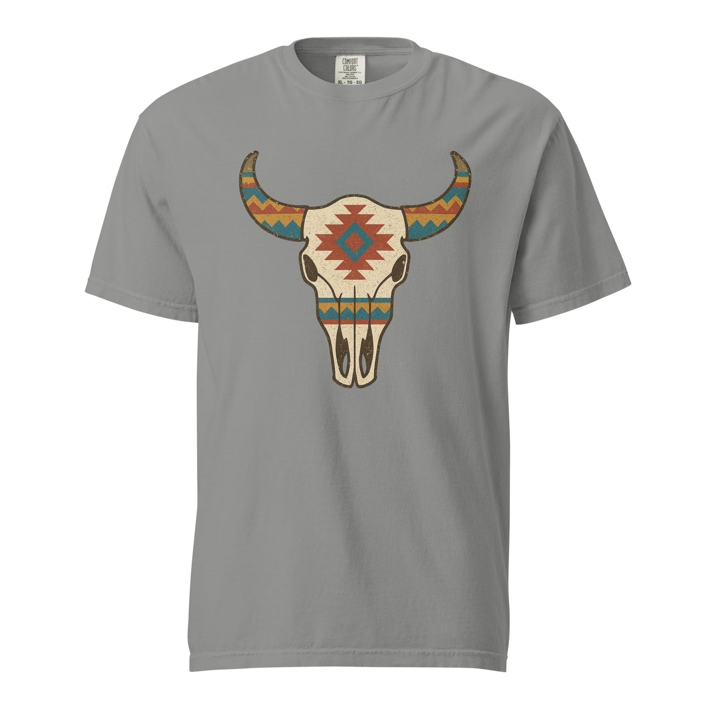 Tribal Cow Skull Tee