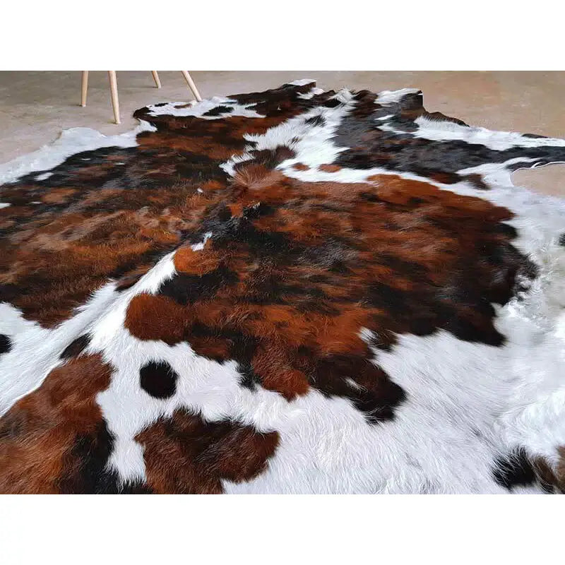 Tricolor Cowhide Rug