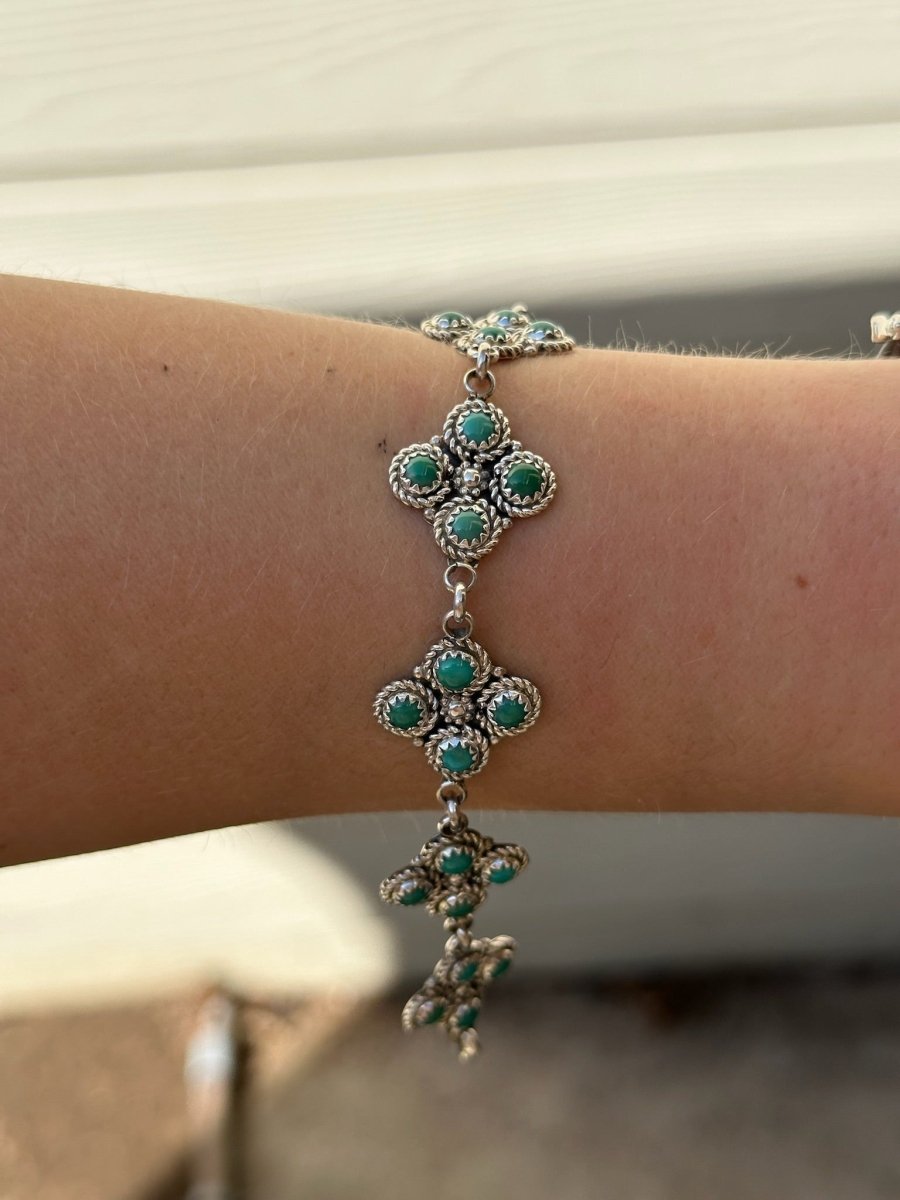 Trinidad Turquoise Link Bracelet