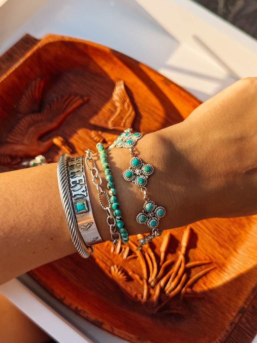 Trinidad Turquoise Link Bracelet