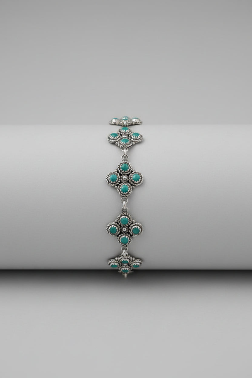 Trinidad Turquoise Link Bracelet