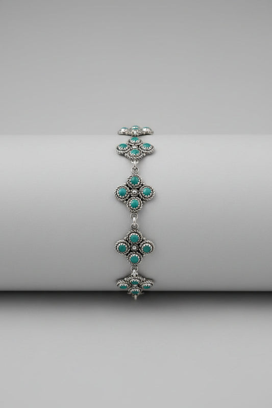 Trinidad Turquoise Link Bracelet