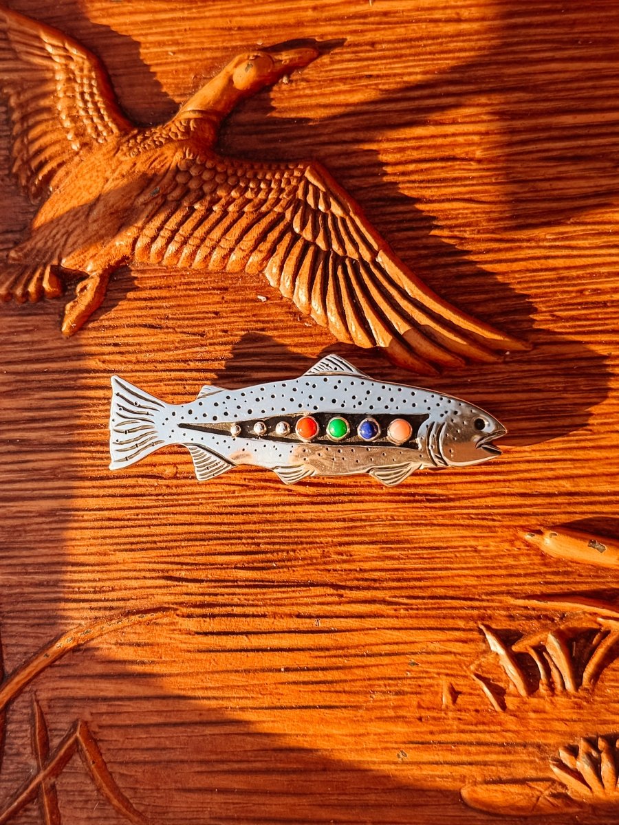 Trout Pin/Necklace Pendant