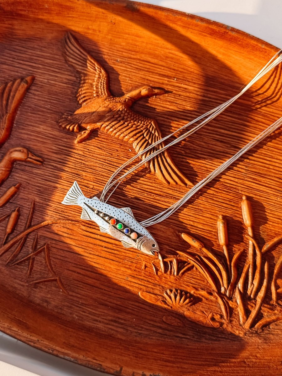 Trout Pin/Necklace Pendant