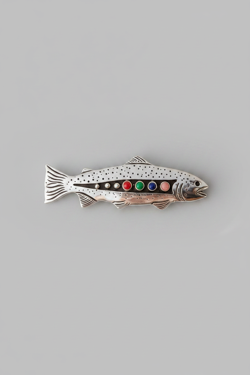 Trout Pin/Necklace Pendant