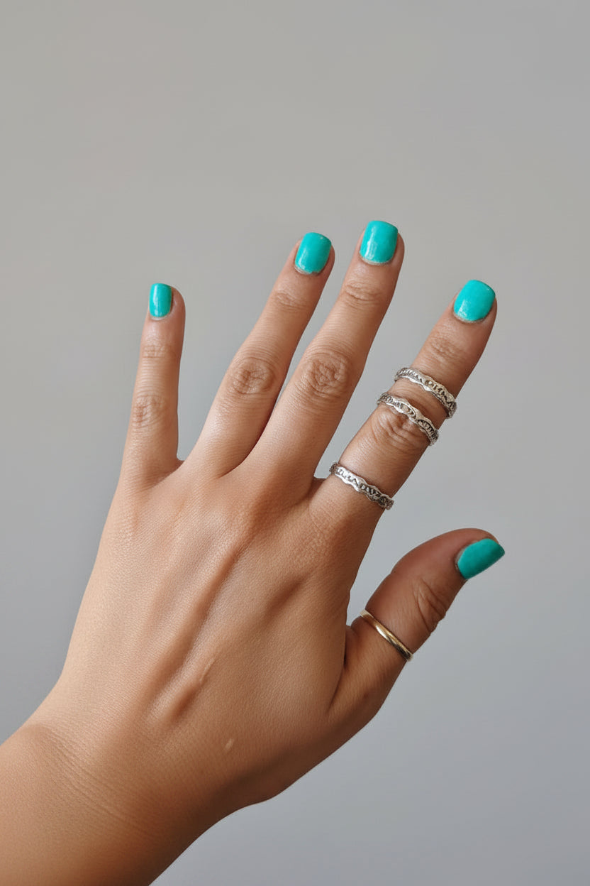 Unchained Silver Stamped Ring