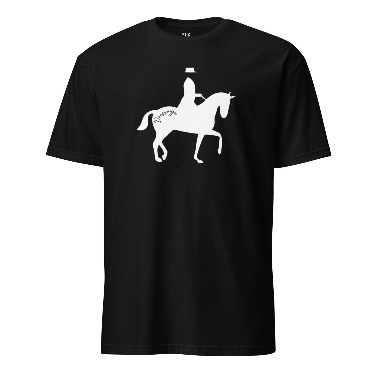 Short-Sleeve Unisex T-Shirt - Dressage Silhouette