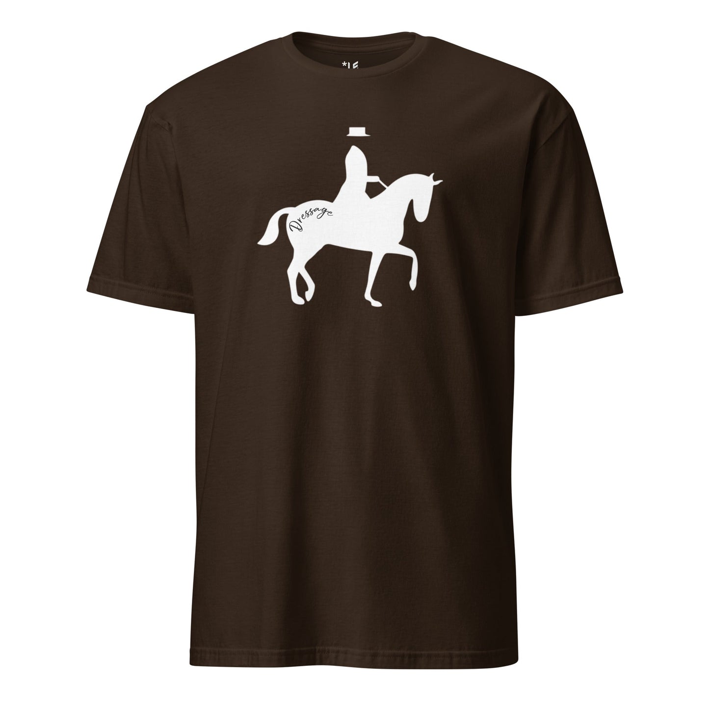 Short-Sleeve Unisex T-Shirt - Dressage Silhouette