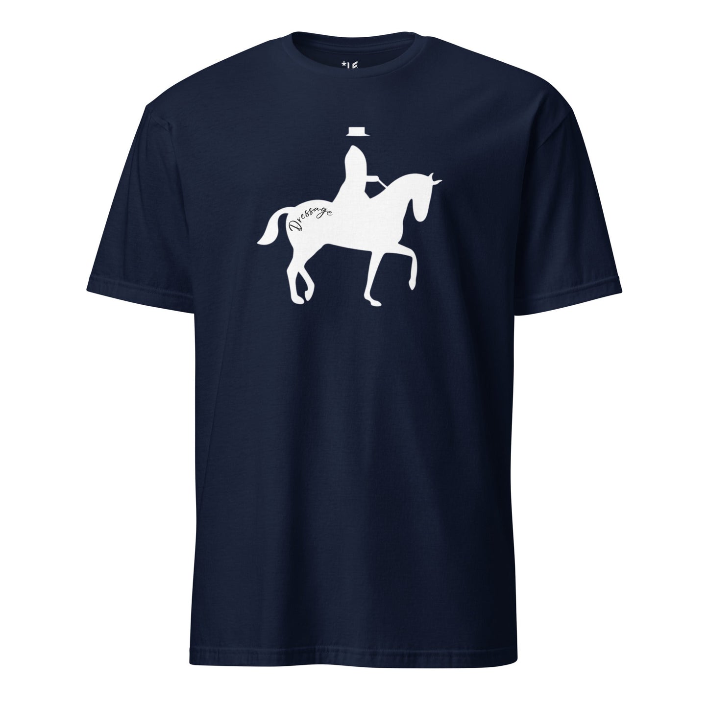 Short-Sleeve Unisex T-Shirt - Dressage Silhouette