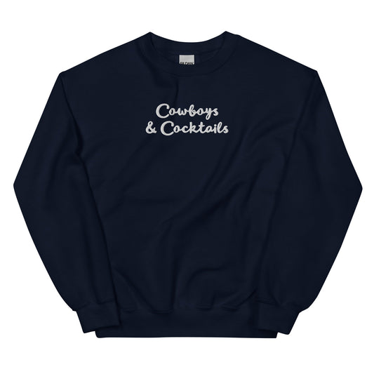 Unisex Sweatshirt - Cowboys/Cocktails