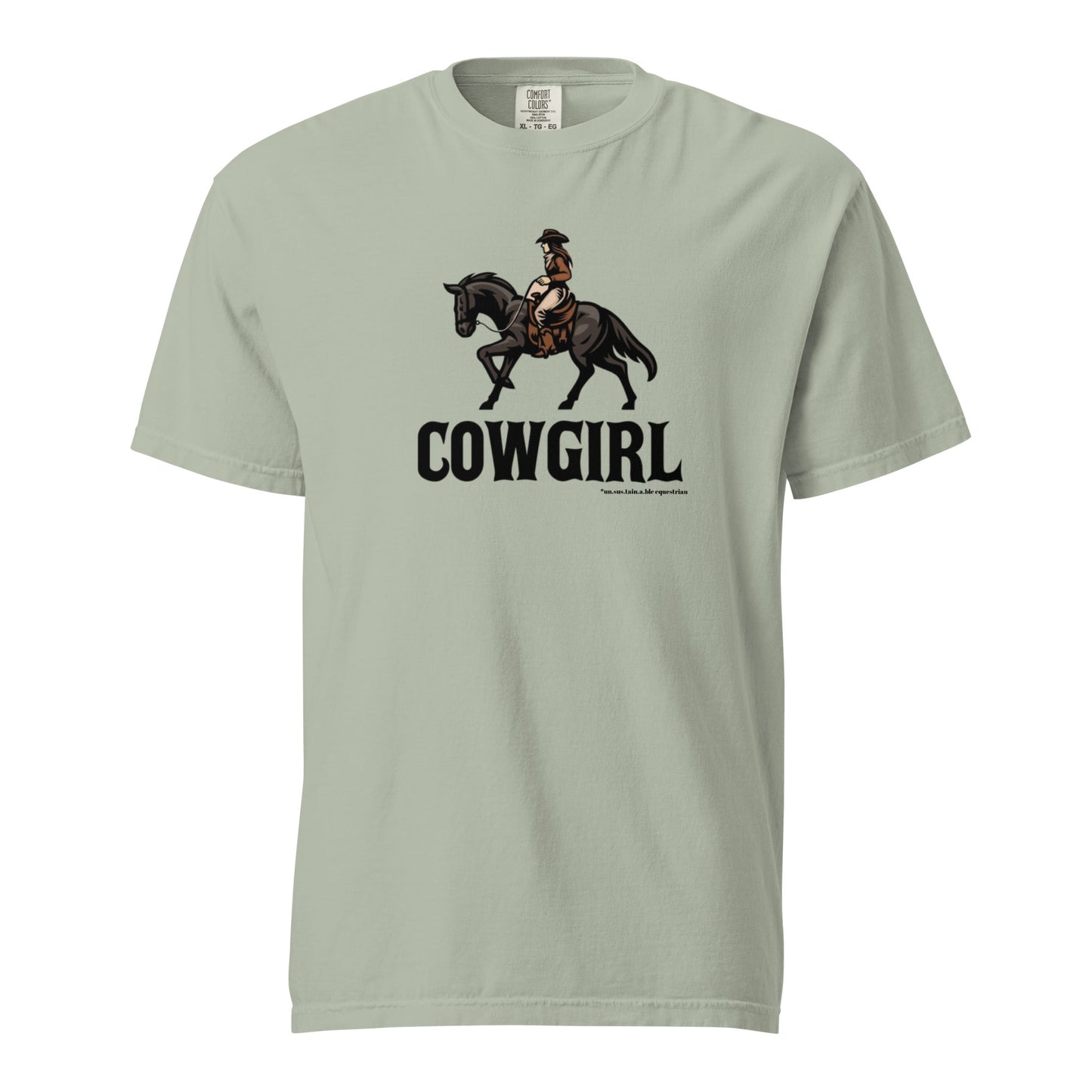 Unisex garment-dyed heavyweight t-shirt - Cowgirl